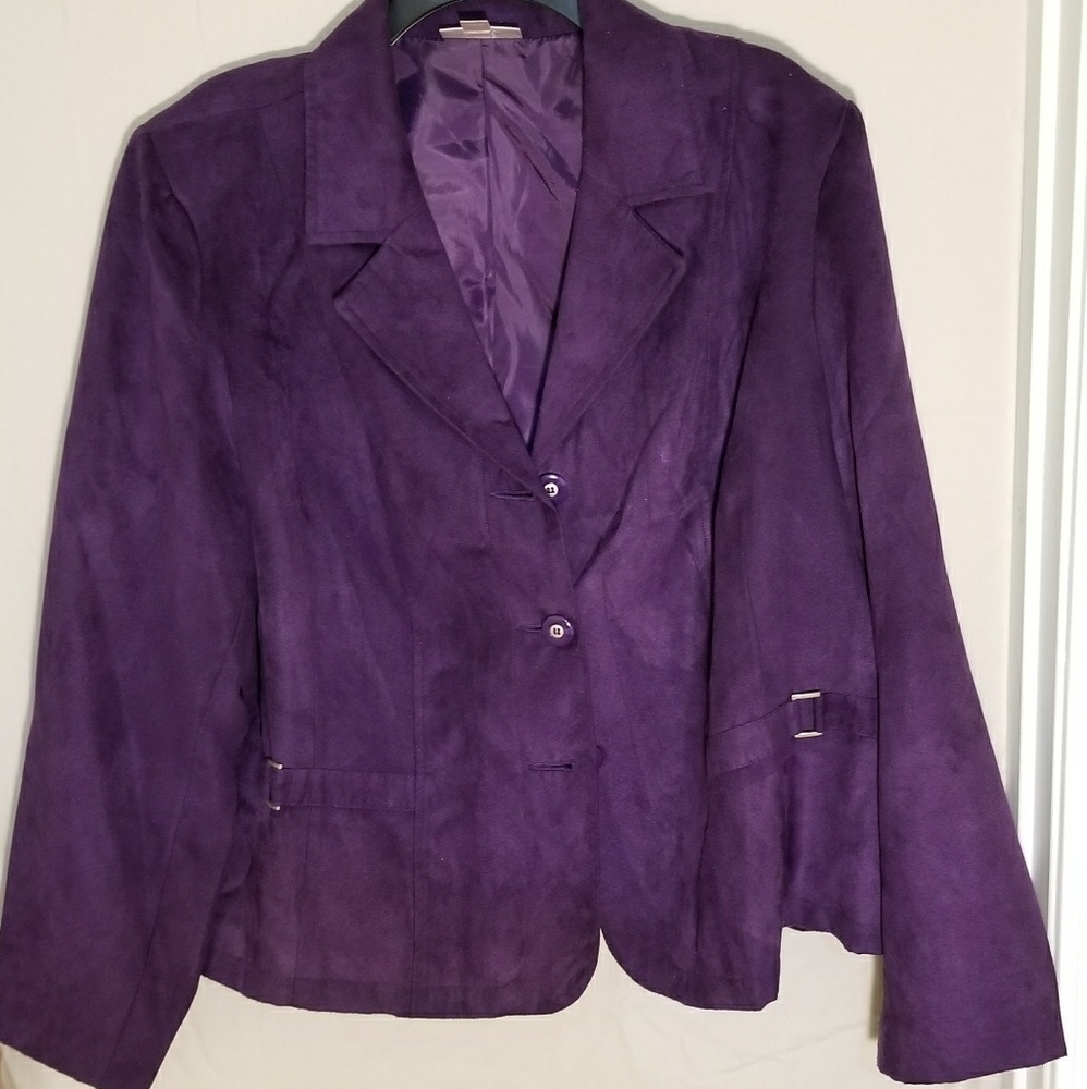 {DRESS BARN} Women's Purple Blazer